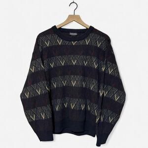 Vintage jantzen patterned knit sweater